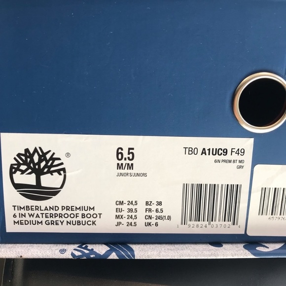 Limited Edition Timberland X Champion Grey Boots - Picture 8 of 9